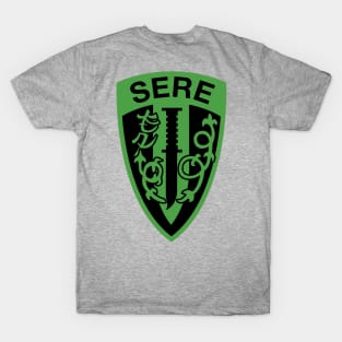 Survival Evasion Resistance Escape SERE Trained T-Shirt